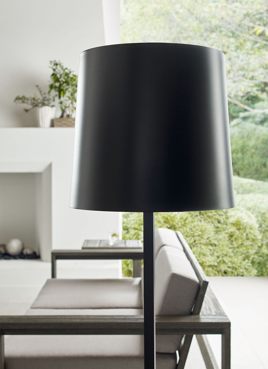 Lucia Outdoor Large Floor Lamp Black 2700K 90 CRI