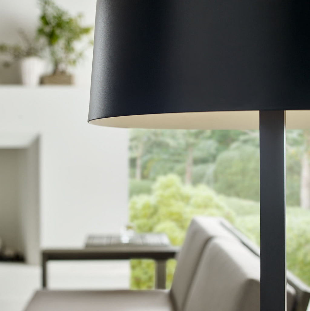 Lucia Outdoor Large Floor Lamp Black 2700K 90 CRI