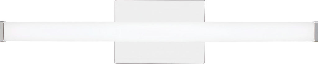 Lufe Square 24 Bath Square Chrome LED 90 CRI 3000K 120V