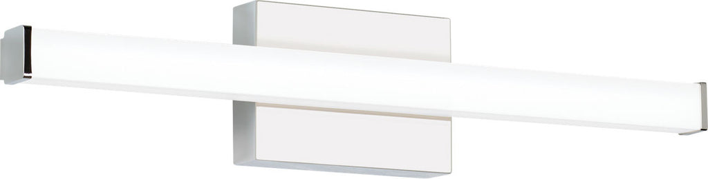 Lufe Square 24 Bath Square Chrome 3500K 90 CRI integrated led 90 cri 3500k 120v