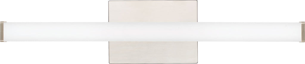 Lufe Square 24 Bath Square Satin Nickel 3500K 90 CRI integrated led 90 cri 3500k 120v