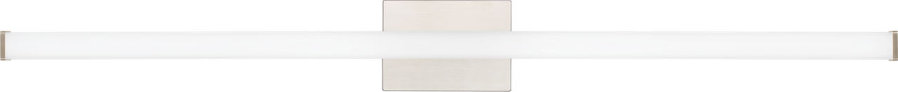 Lufe Square 48 Bath Square Satin Nickel LED 90 CRI 3000K 120V