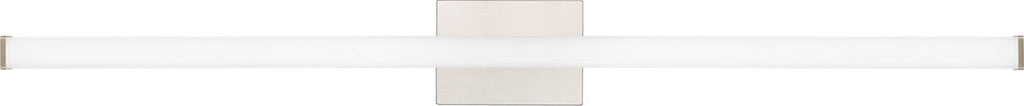 Lufe Square 48 Bath Square Satin Nickel 3500K 90 CRI integrated led 90 cri 3500k 120v