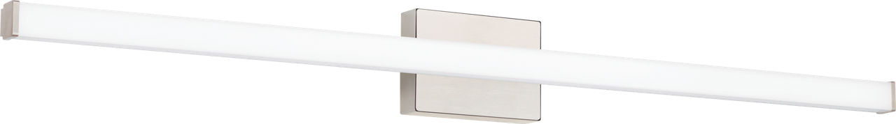 Lufe Square 48 Bath Square Satin Nickel 3500K 90 CRI integrated led 90 cri 3500k 120v
