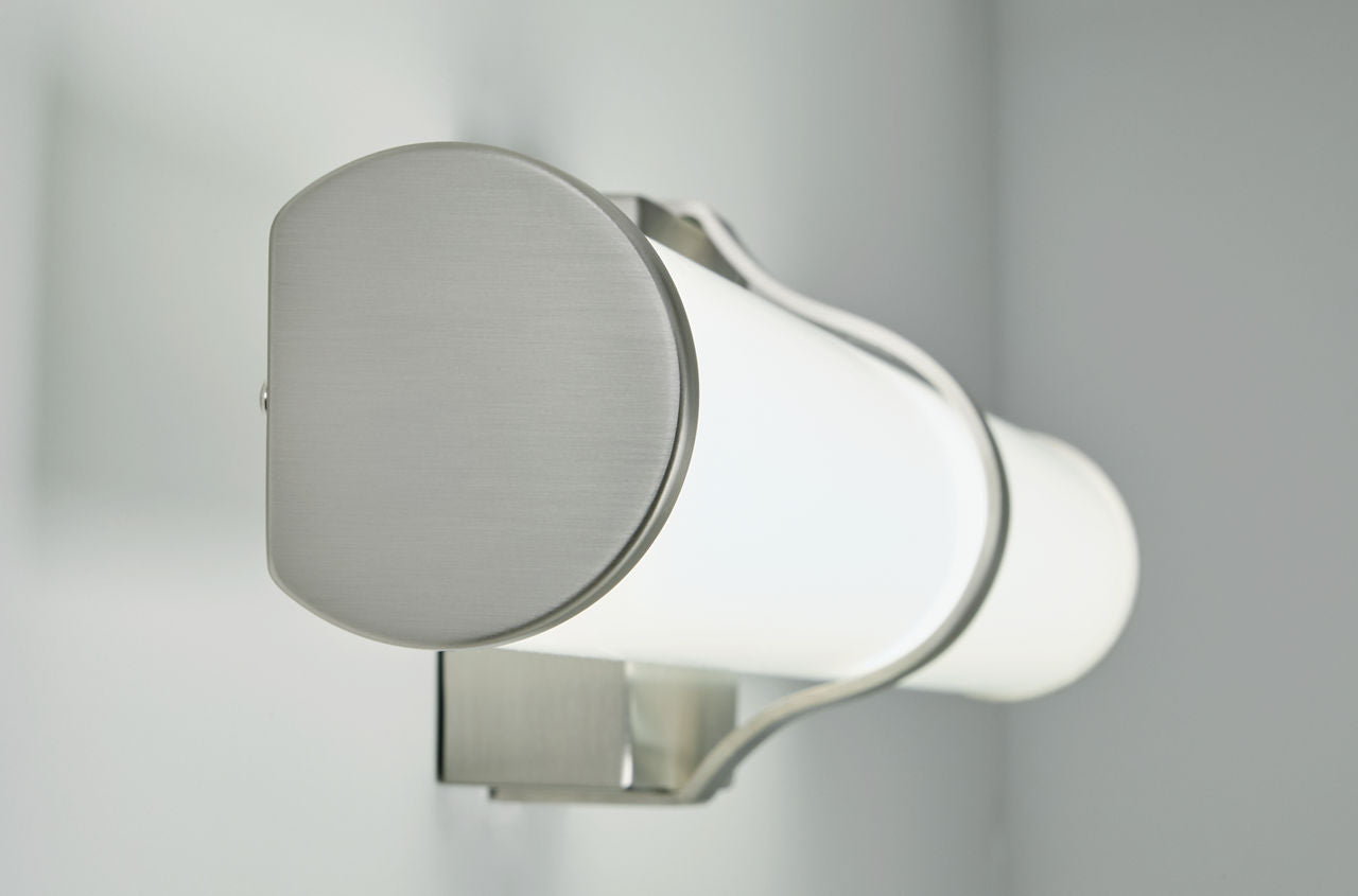 Lynk 24 Bath Satin Nickel 3000K 90 CRI integrated led 90 cri 3000k 277v