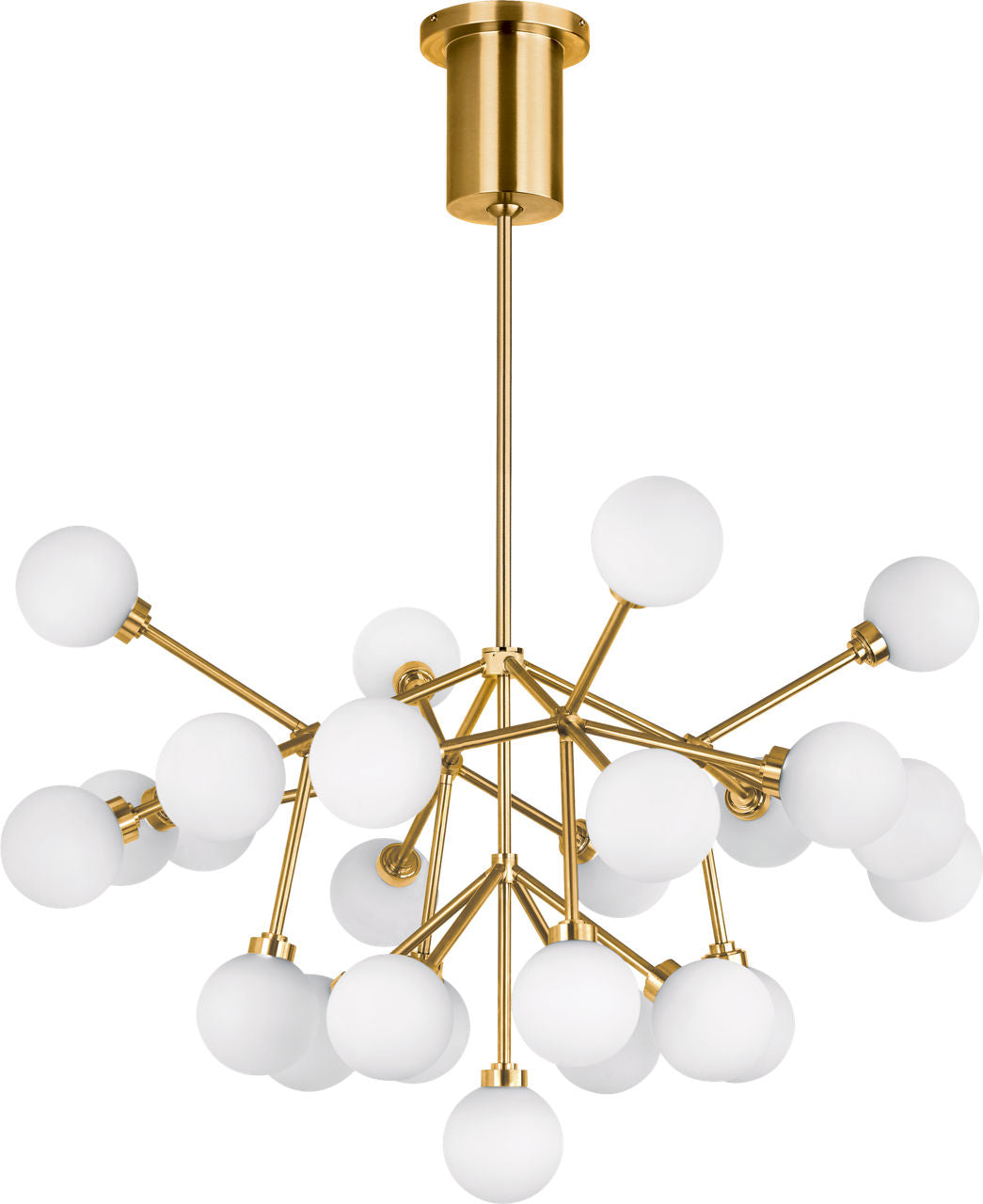 Mara Grande Chandelier White Matte Black 2700K 90 CRI led 90 cri 2700k 120v