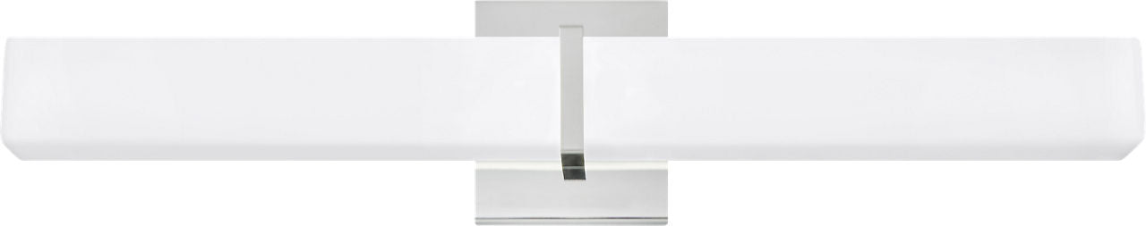 Milan 24 Bath White Glass Chrome LED 3000K 90 CRI90 cri 3000k 120v