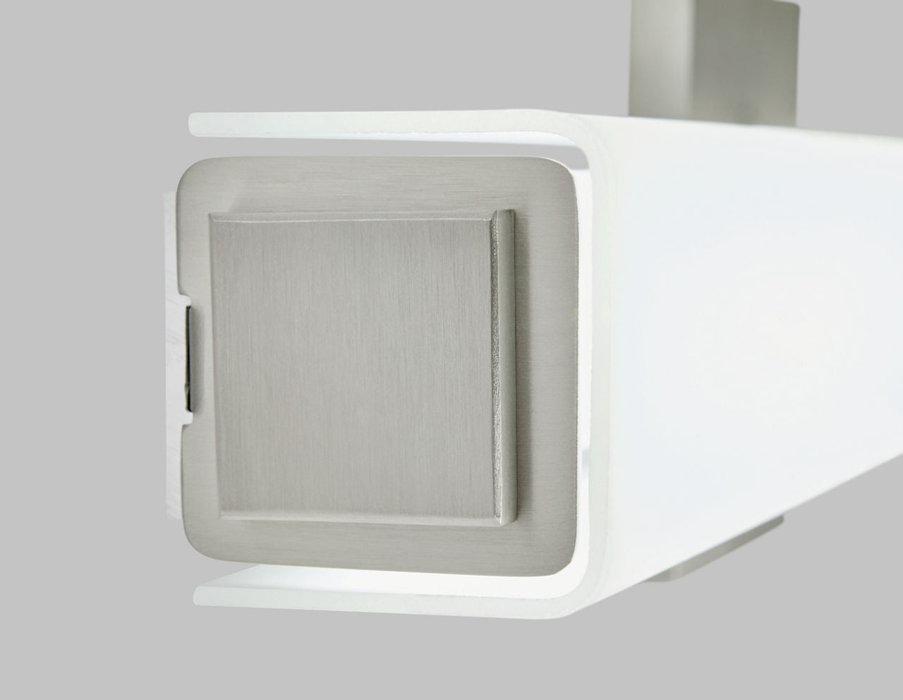 Milan 24 Bath White Glass Satin Nickel 3000K 90 CRI LED 3000k 120v