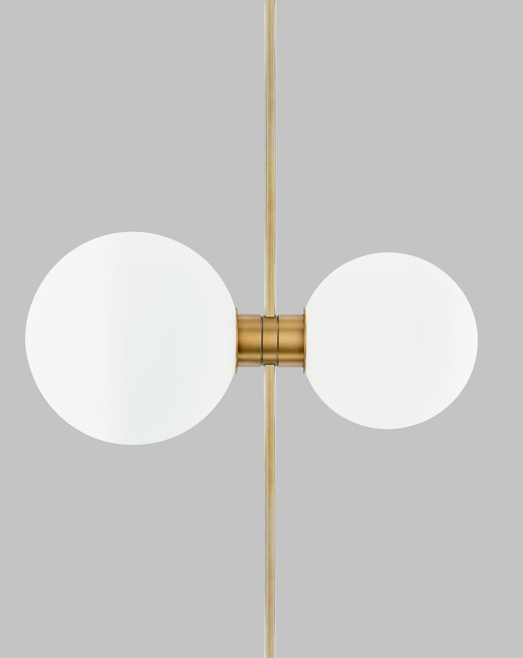 ModernRail Wall Glass Orbs Aged Brass 3000K 90 CRI 24v Remote