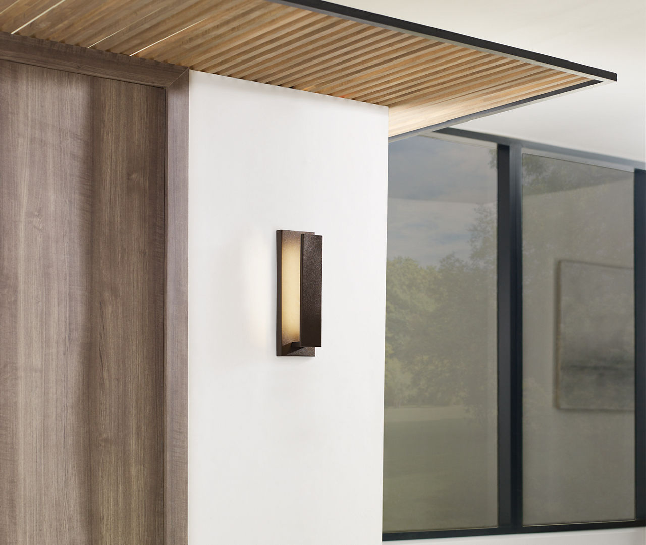 Nate 17 Outdoor Wall Bronze 3000K 90 CRI LED 3000k 120v