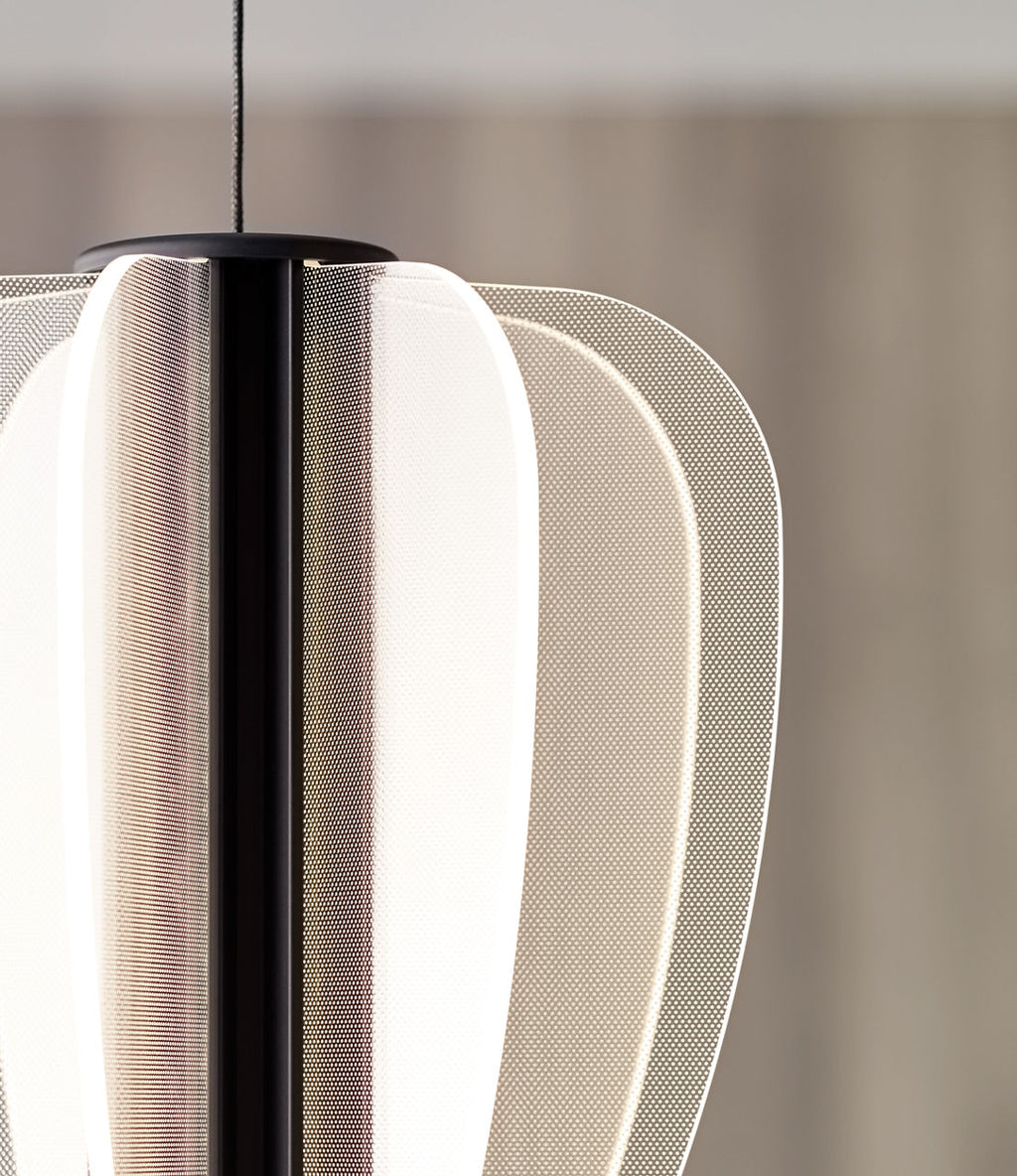 Mini Nyra Pendant | Nightshade Black | Acrylic FreeJack Bulb(s) Included