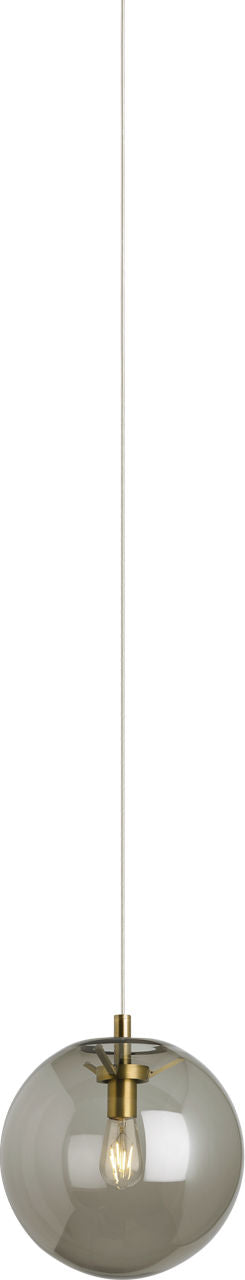 Palona Pendant Smoke Aged Brass 2700K 90 CRI st19 led 90 cri 2700k 120v
