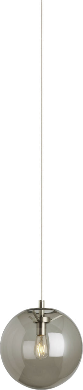 Palona Pendant Smoke Satin Nickel 2700K 90 CRI st19 LED 2700K 90 CRI 120v