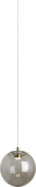 Palona Pendant Smoke Aged Brass 3000K-2200K 90 CRI led warm dim 3000k - 2200k 120v