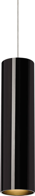 Piper Pendant | Black and Satin Nickel |  MonoRail Bulb(s) Not Included