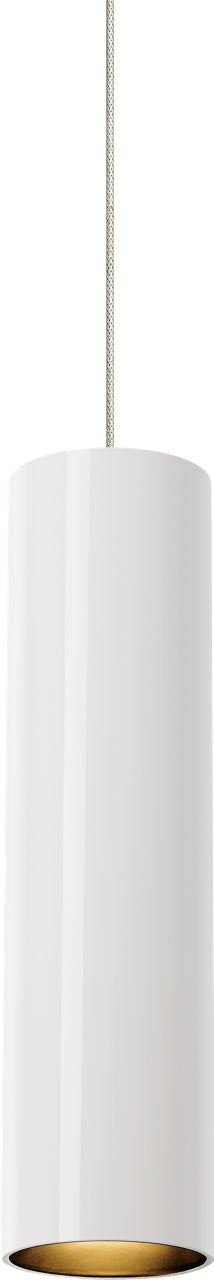 Piper Pendant | White and Satin Nickel |  FreeJack Bulb(s) Included
