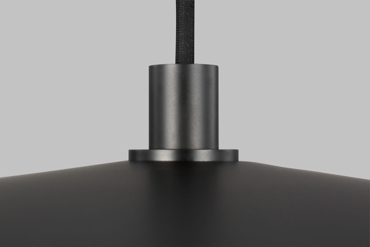 Pirlo Pendant Matte Black Bulb Not Included