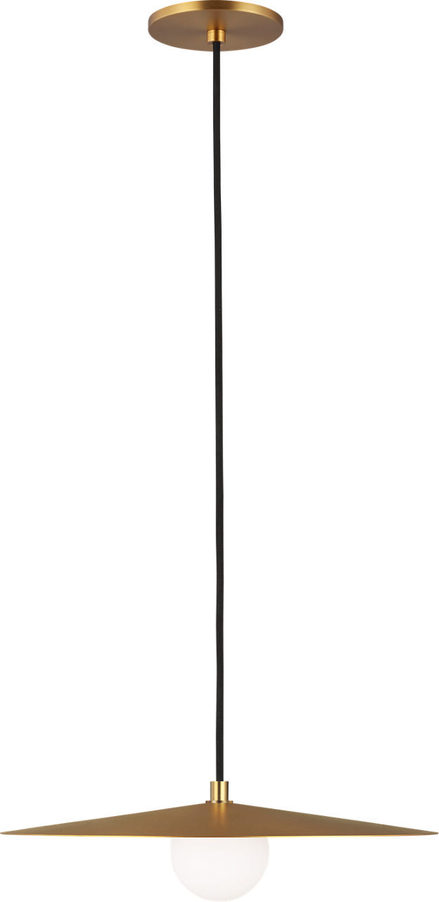 Pirlo Pendant | Aged Brass Bulb Not Included