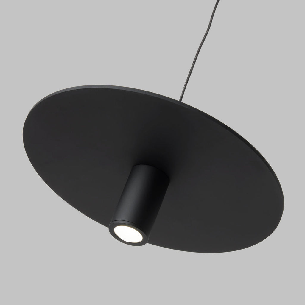 Mini Ponte Pendant | Nightshade Black | Metal Shade Monopoint Bulb(s) Included