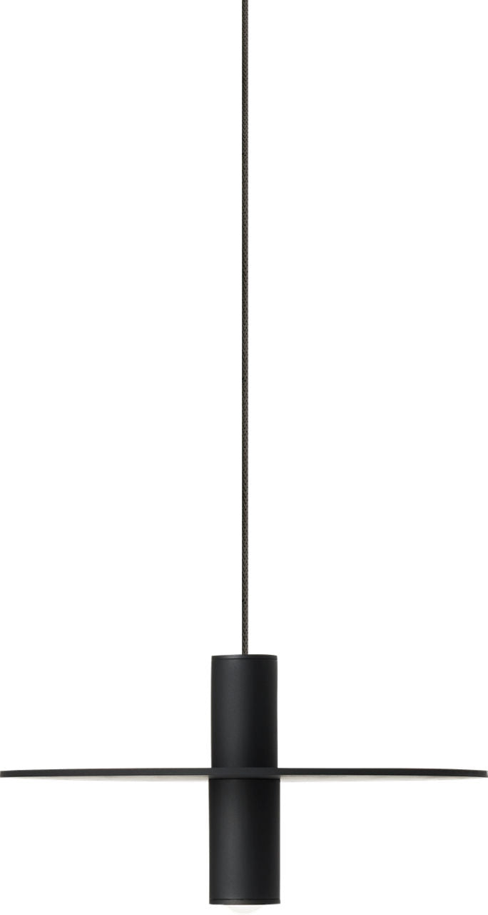 Mini Ponte Pendant | Nightshade Black | Metal Shade Monopoint Bulb(s) Included