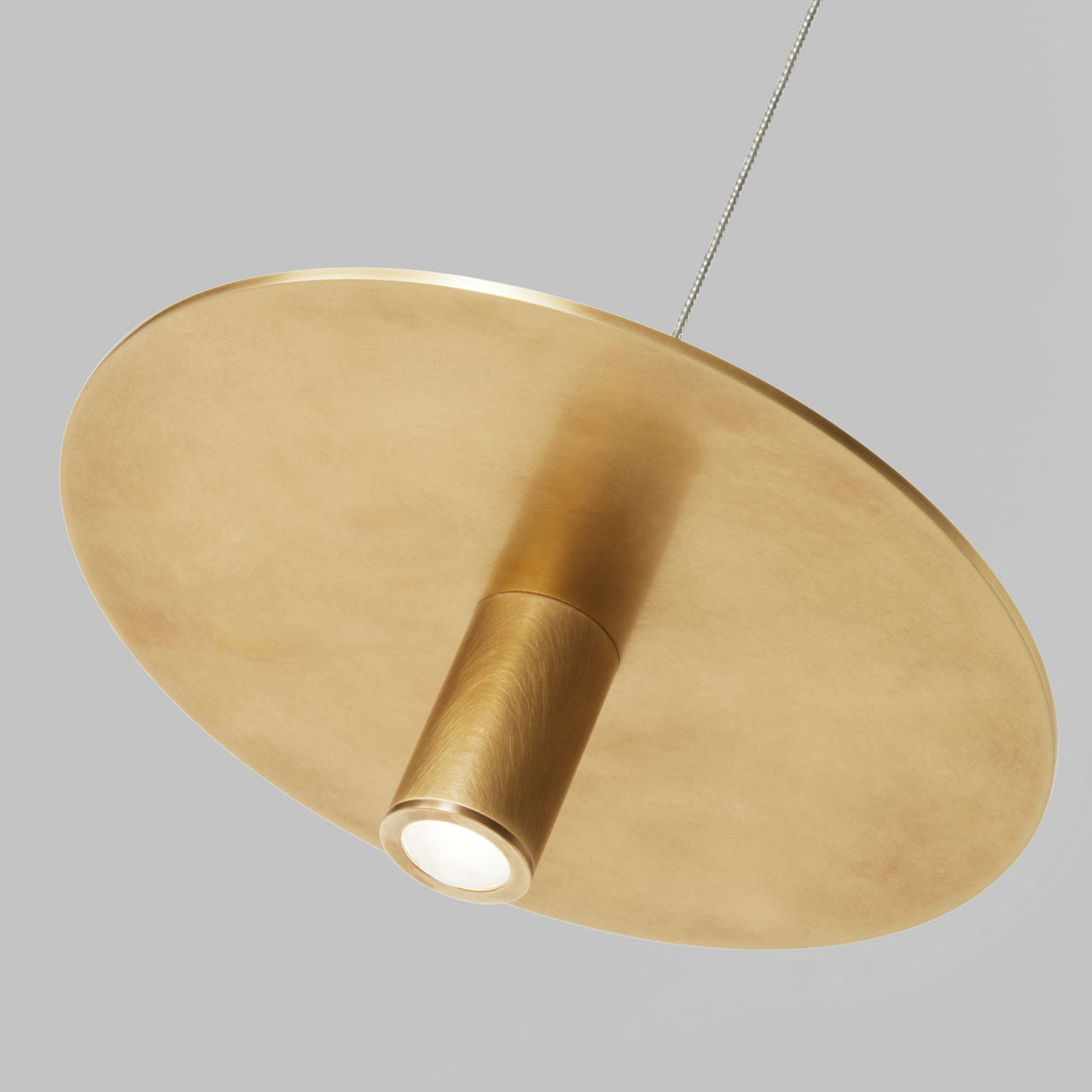 Mini Ponte Pendant | Natural Brass | Metal Shade FreeJack Bulb(s) Included