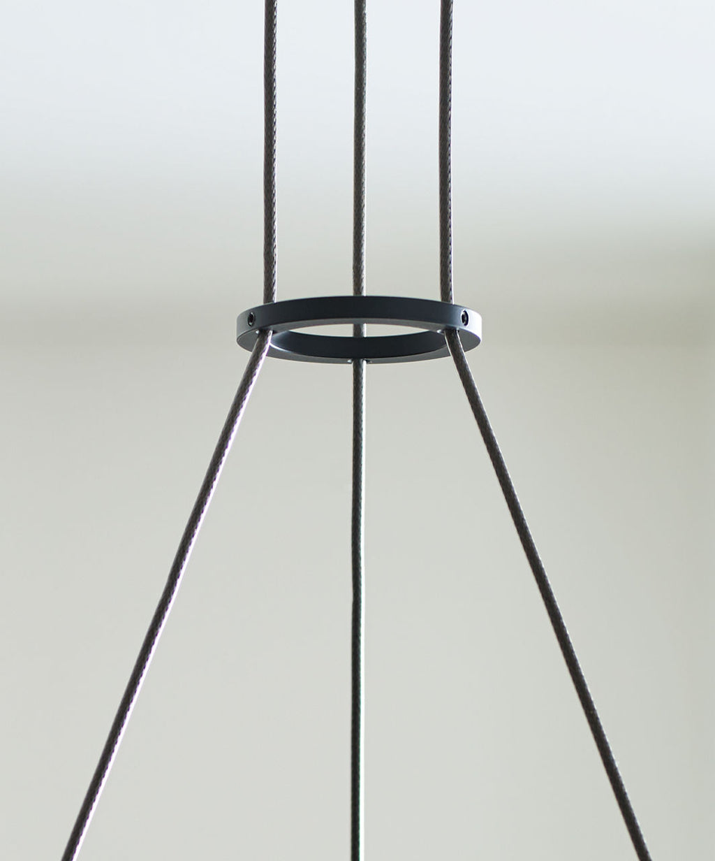 Ponte 22 Pendant Nightshade Black 3000K 90 CRI integrated led 90 cri 3000k 120v