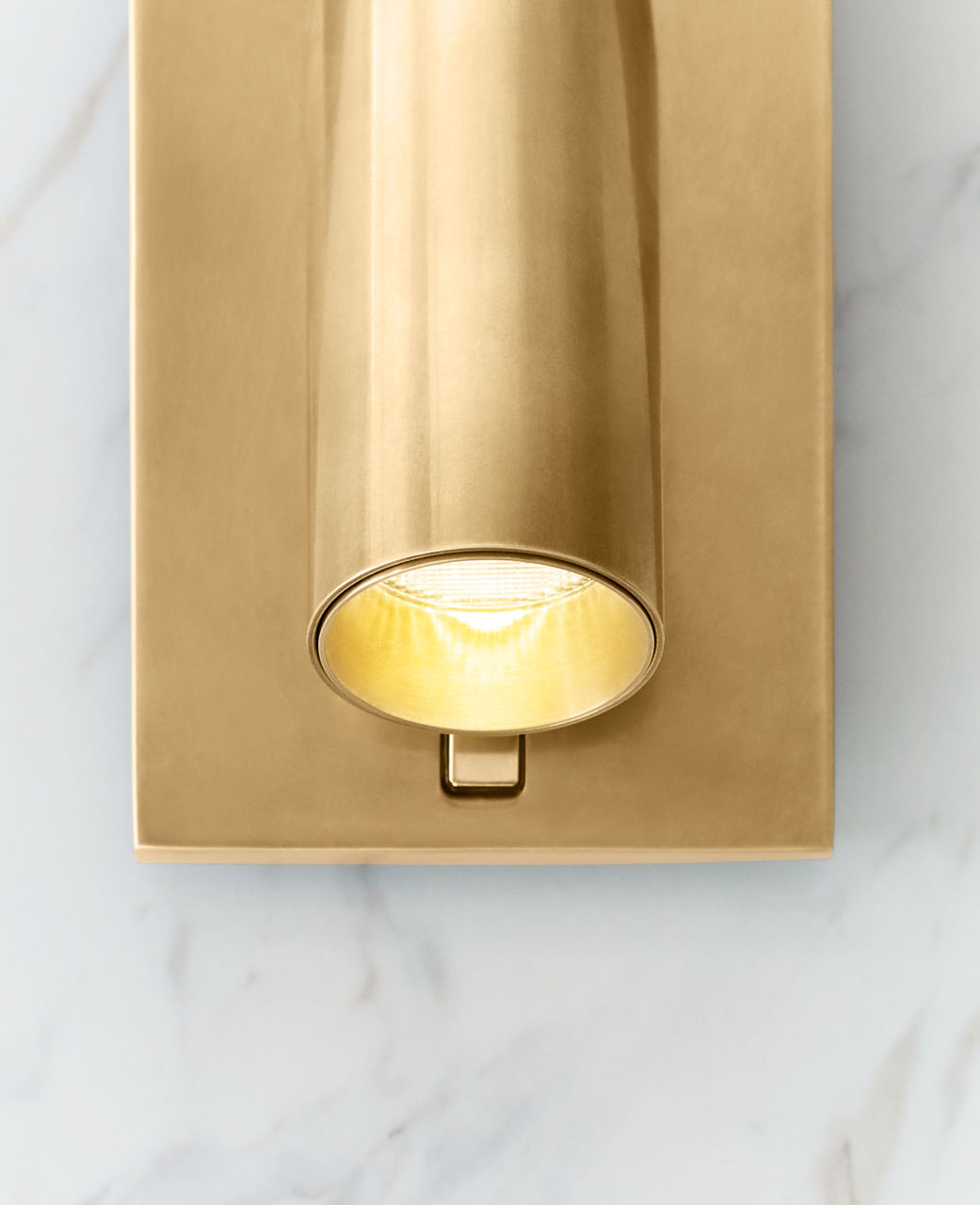 Ponte 5 Wall Sconce Natural Brass 3000K 90 CRI integrated led 90 cri 3000k 120v-277v unv