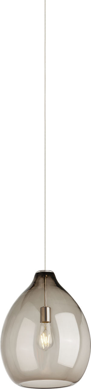 Quinton Pendant Clear Satin Nickel Bulb Not Included