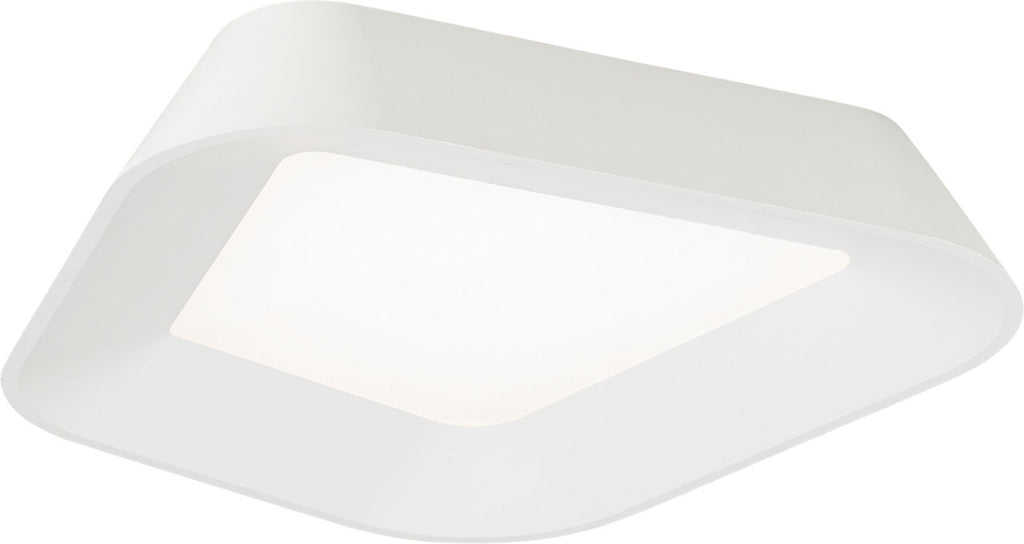 Rhonan Flush Mount matte White / White LED 3000K 90 CRI90 cri 3000k 120v