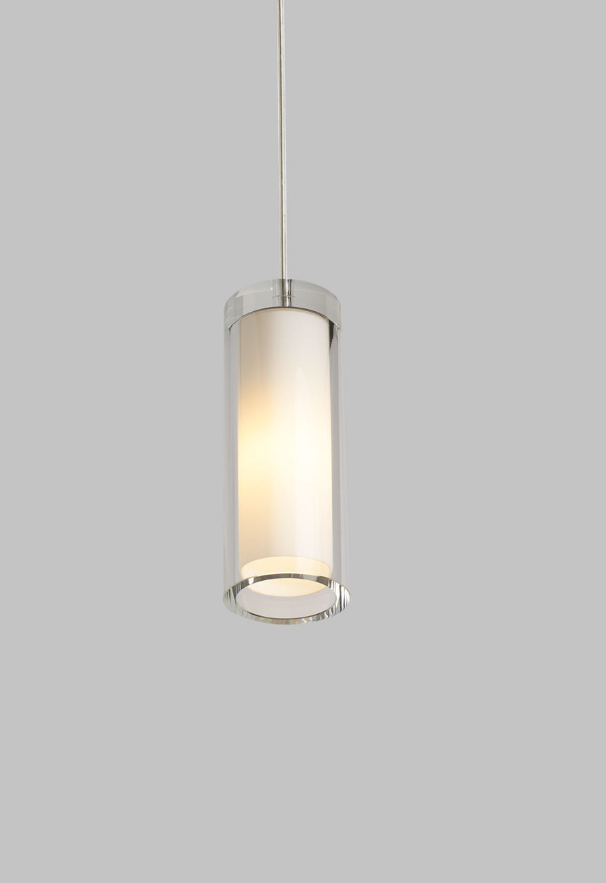 Sara Grande Pendant Clear Satin Nickel 2700K 80 CRI bt15 led 80 cri 2700k 120v