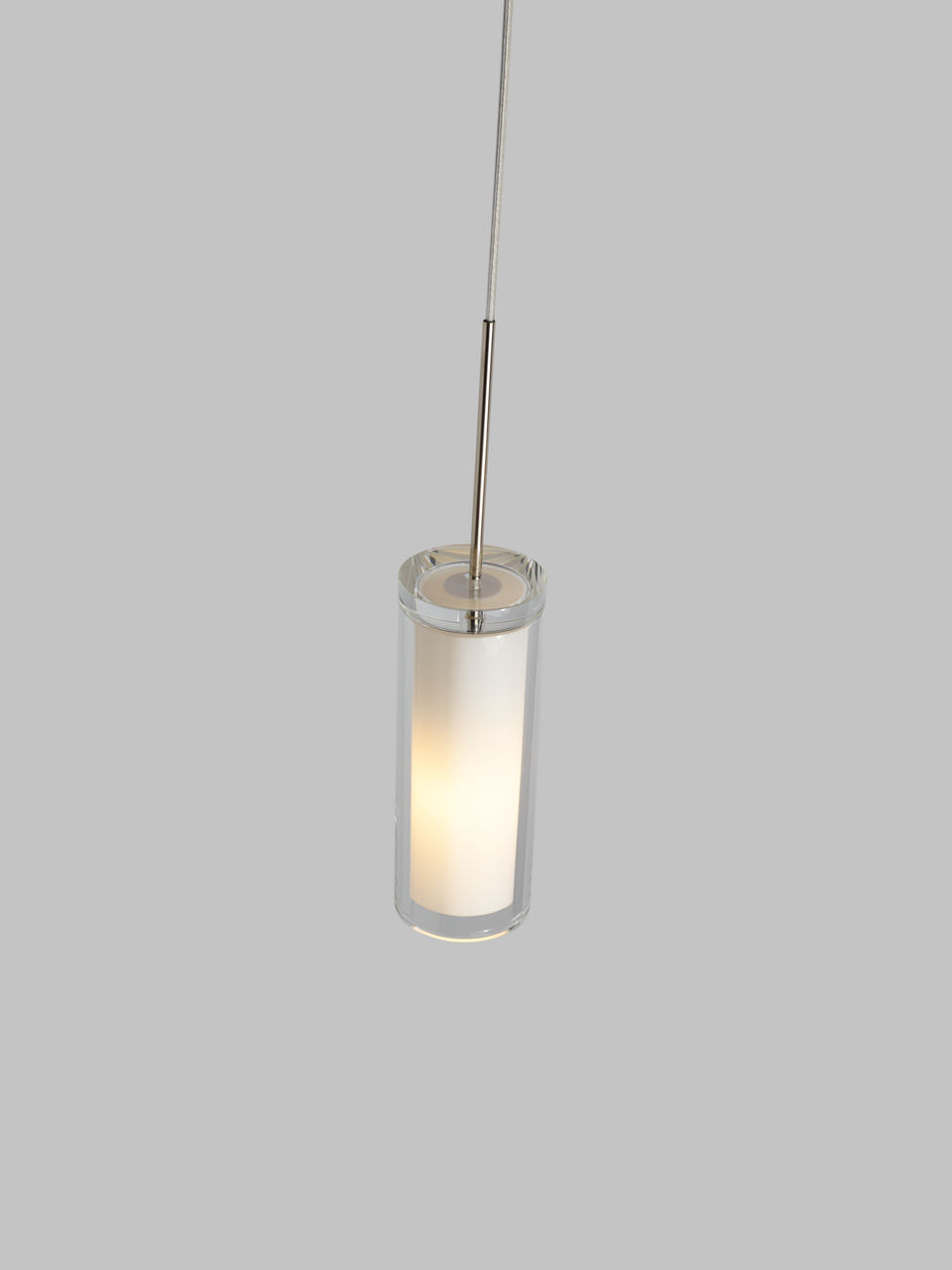 Sara Grande Pendant Clear Satin Nickel Bulb Not Included