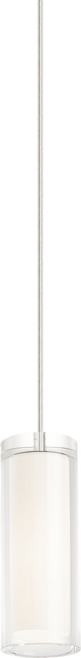 Sara Grande Pendant Clear Satin Nickel 2700K 80 CRI bt15 led 80 cri 2700k 120v