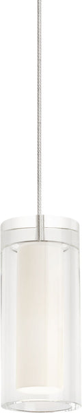 Sara Grande Pendant Clear Satin Nickel Bulb Not Included