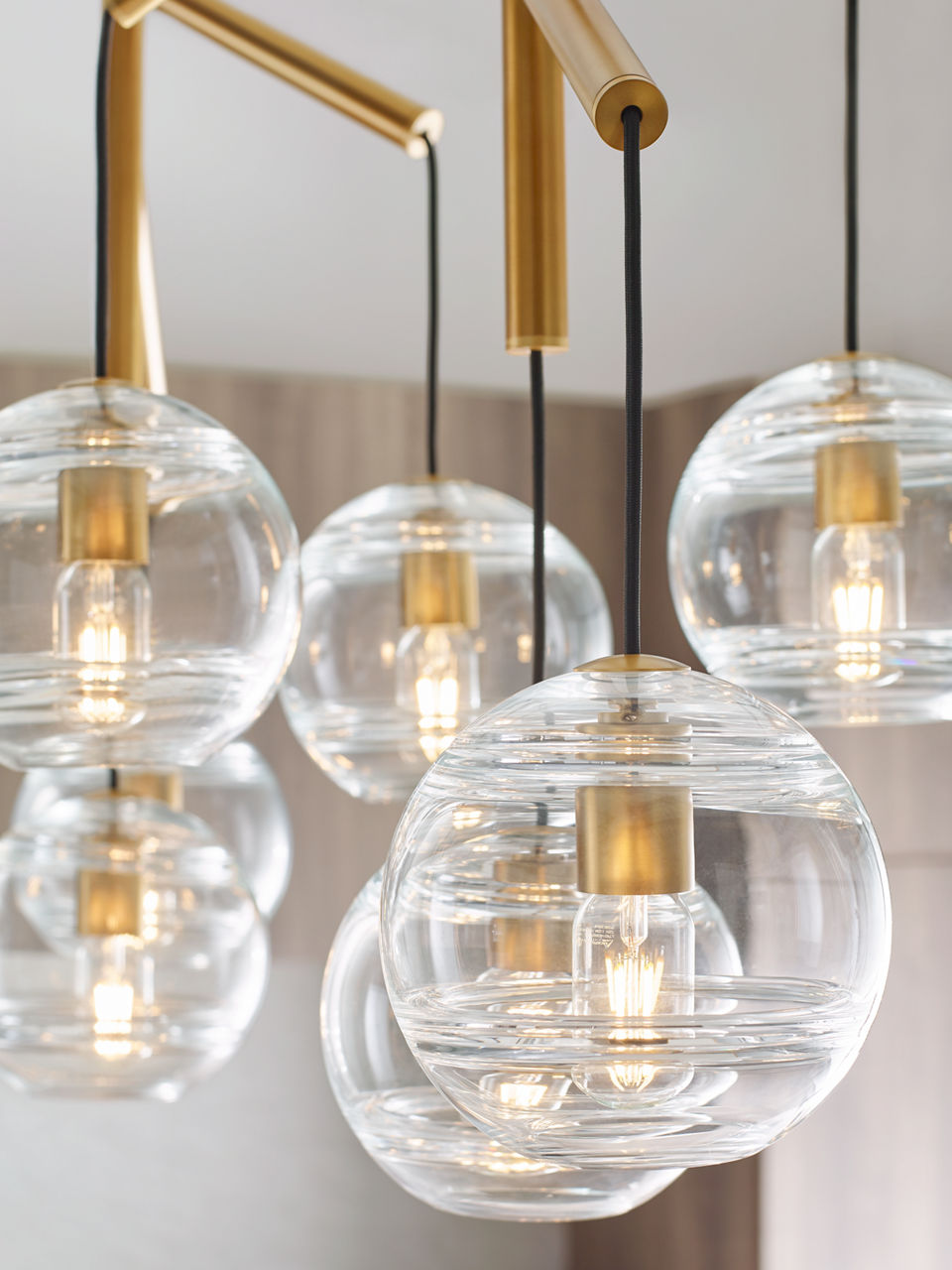 Sedona Double Chandelier Double Clear Aged Brass Bulb Not Included