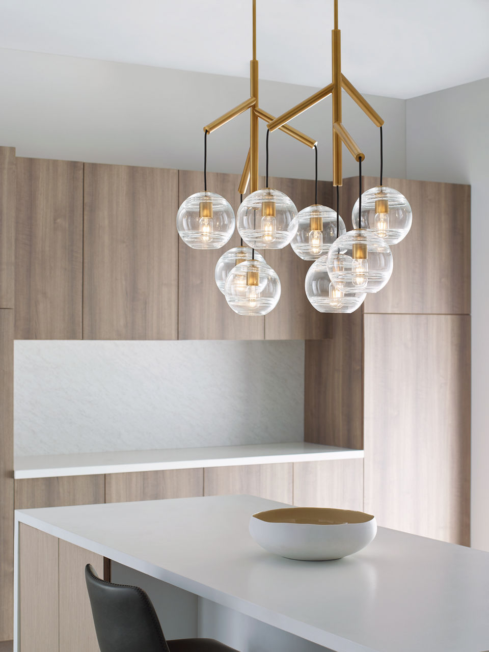 Sedona Double Chandelier Double Clear Aged Brass Bulb Not Included