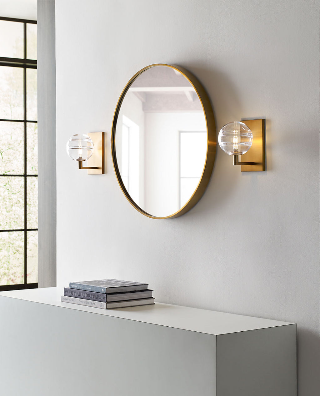 Sedona Wall Clear Aged Brass 2700K 90 CRI t6 led 90 cri 2700k 120v