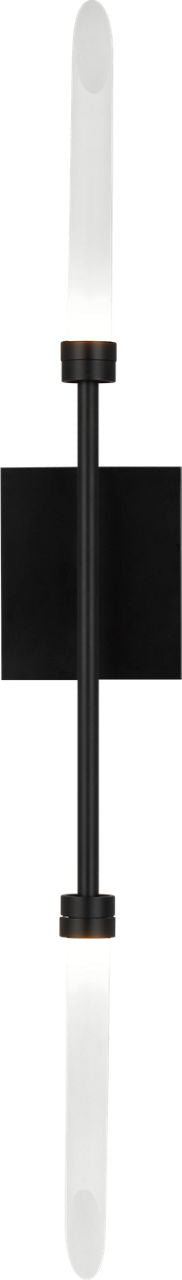 Spur Wall Matte Black 2700K 90 CRI integrated LED 2700K 90 CRI 120v (t24)