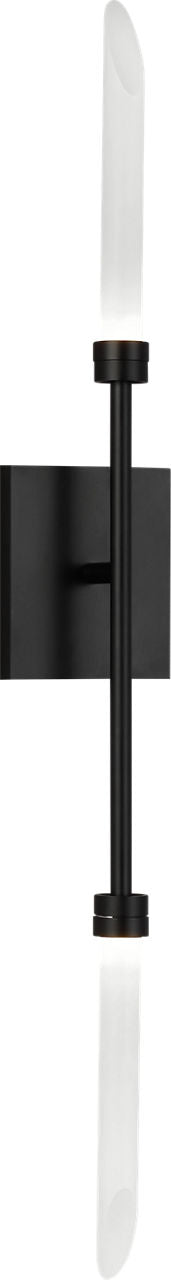 Spur Wall Matte Black 2700K 90 CRI integrated LED 2700K 90 CRI 120v (t24)