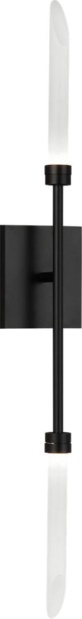 Spur Wall Matte Black 2700K 90 CRI integrated LED 2700K 90 CRI 120v (t24)