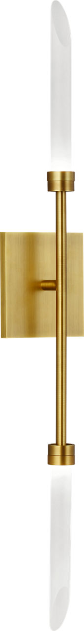 Spur Wall Aged Brass Integrated LED 90 CRI 2700K 120V