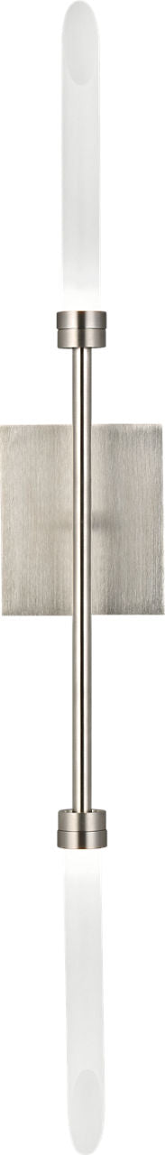 Spur Wall Satin Nickel Integrated LED 90 CRI 2700K 120V