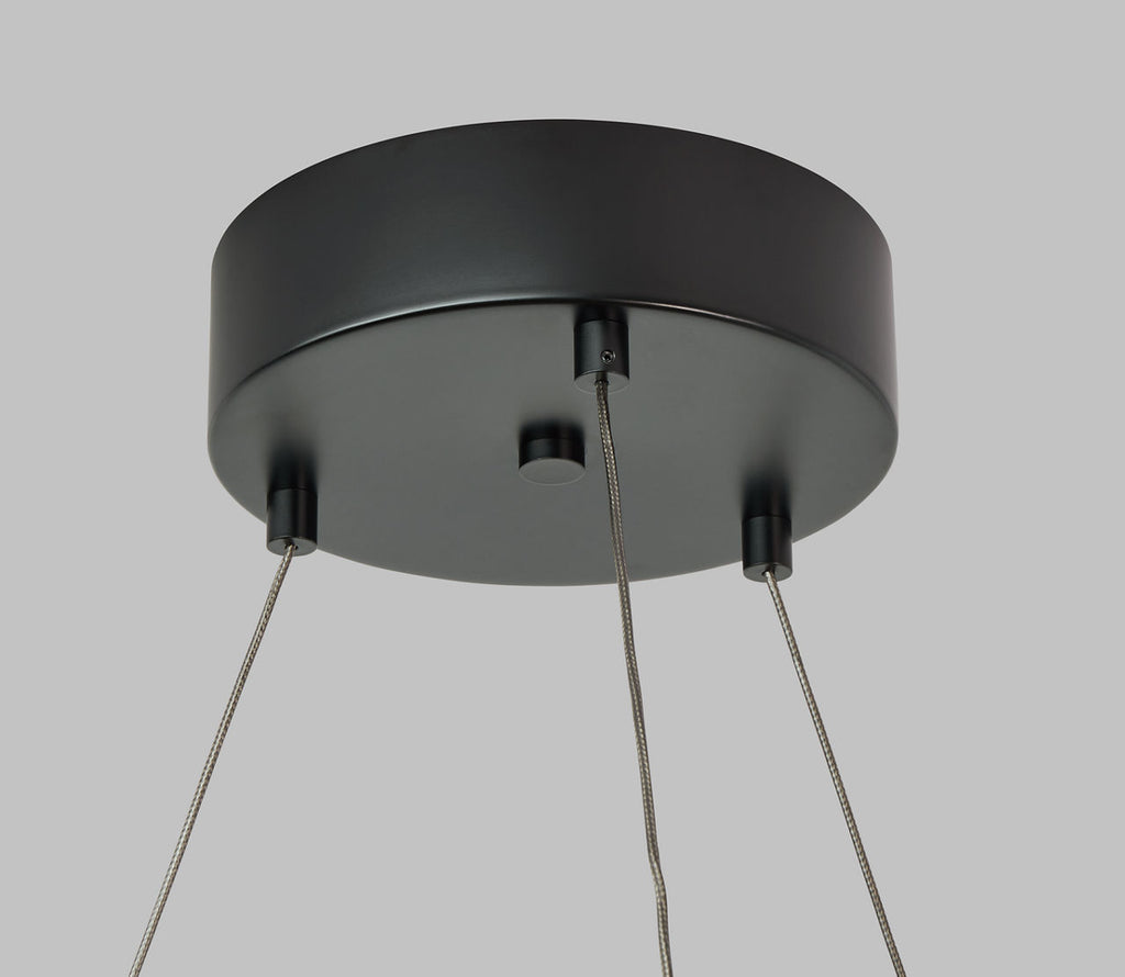Stratos 30 Chandelier 30" Diameter Smoke/Black 2700K 90 CRI led 90 cri 2700k 120v