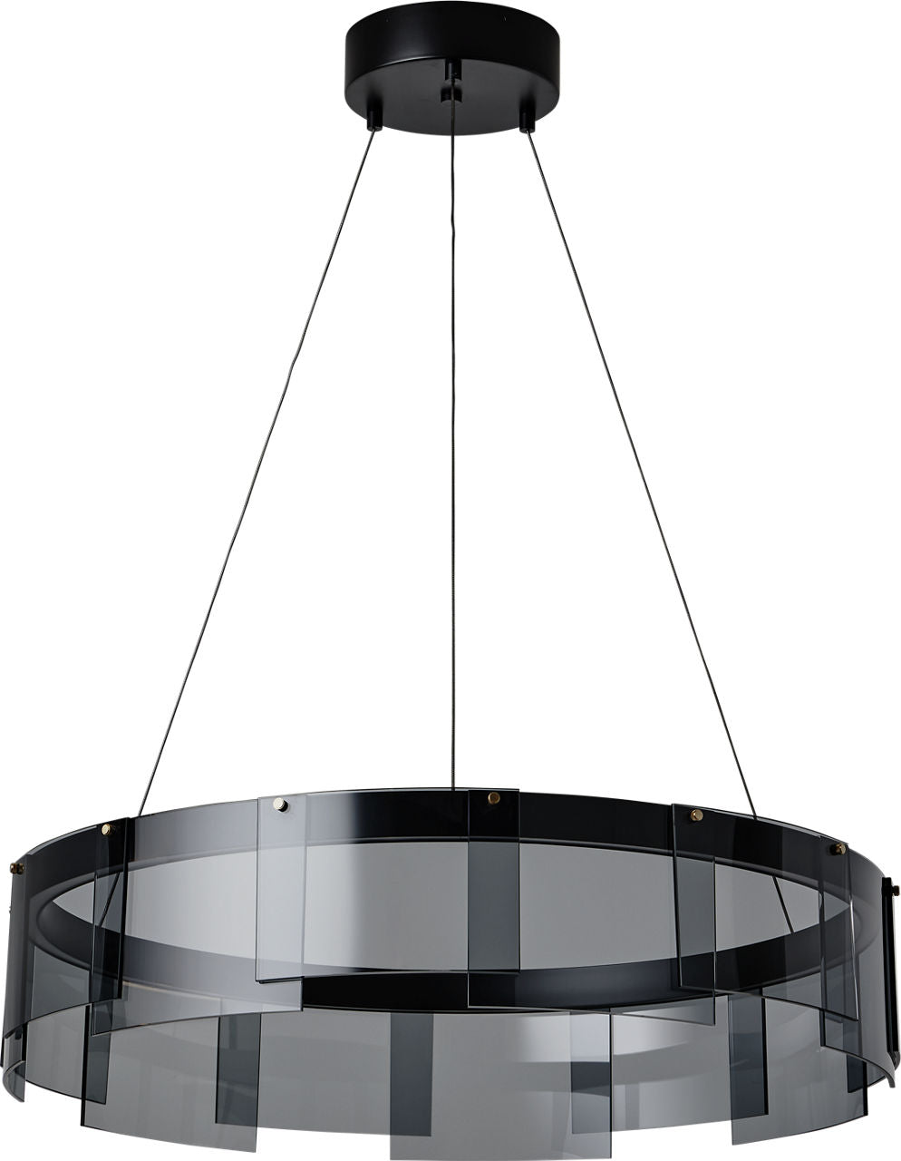 Stratos 30 Chandelier 30" Diameter Smoke/Black 2700K 90 CRI led 90 cri 2700k 120v