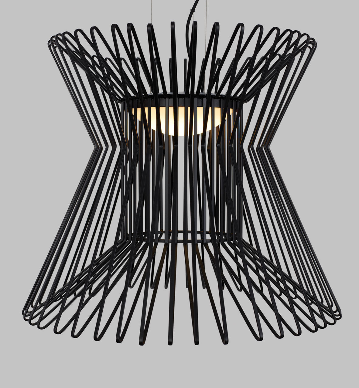 Syrma Pendant Matte Black LED 90 CRI 3500K 120-277V