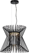 Syrma Pendant Matte Black LED 90 CRI 3500K 120-277V