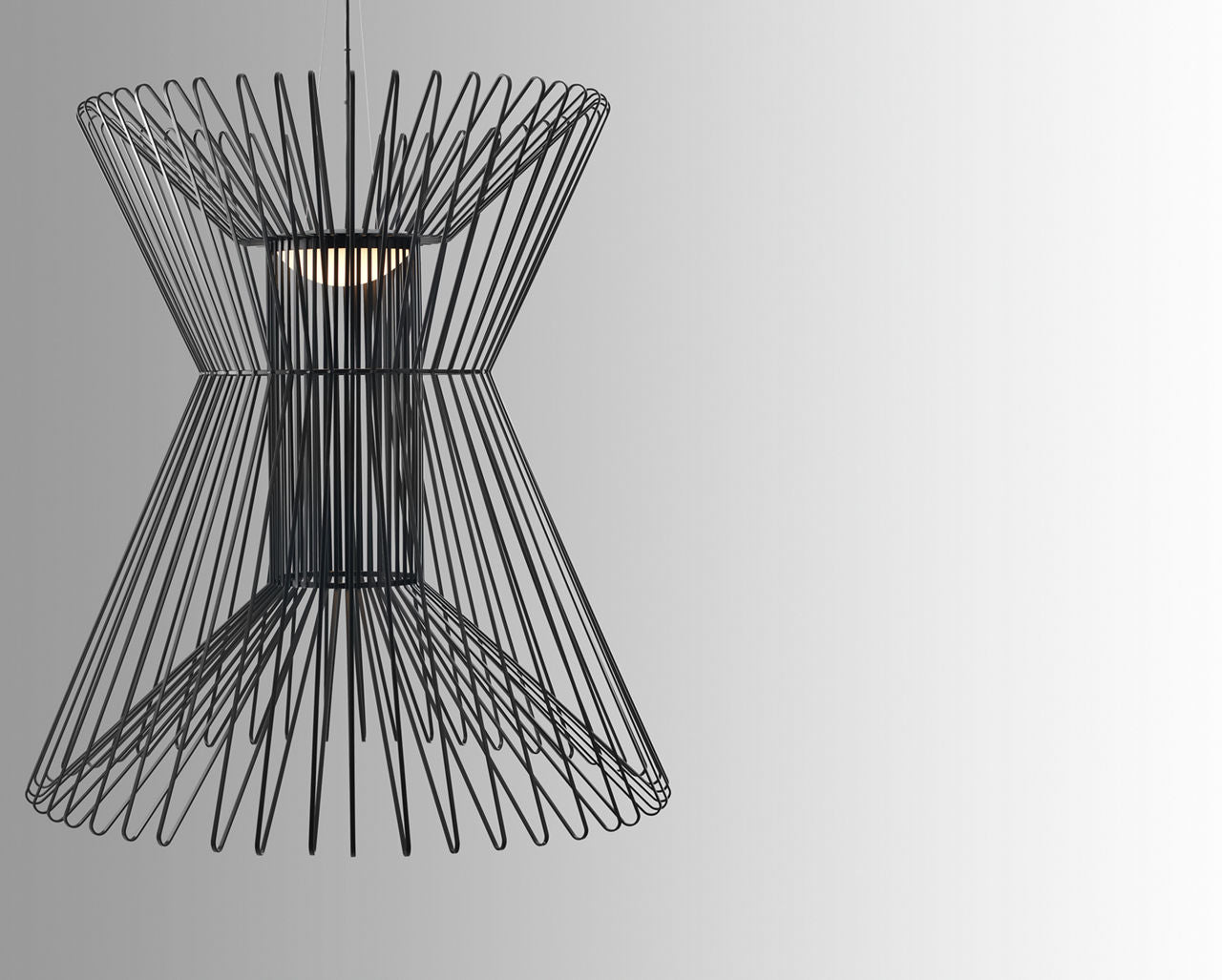 Syrma Grande Suspension Matte Black 3000K 90 CRI integrated led 90 cri 3000k 120v-270v unv
