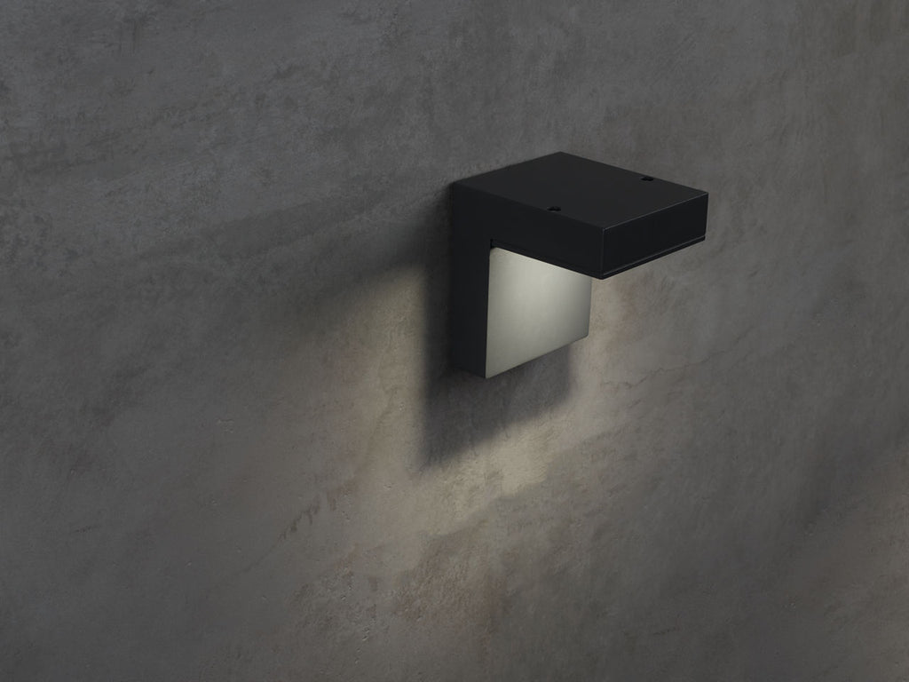 Taag 6 Outdoor Wall | Charcoal 3000K Button Photocontrol