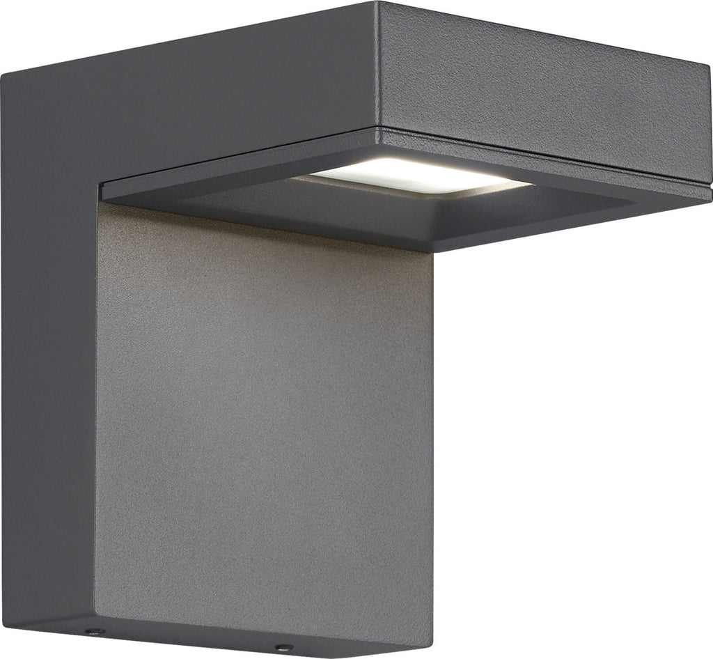 Taag 6 Outdoor Wall | Charcoal 4000K Button Photocontrol + In-LineFuse + Surge Protection