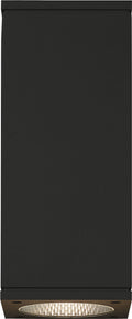 Tegel 12 Outdoor Wall | Black 2700K 10° Downlight None