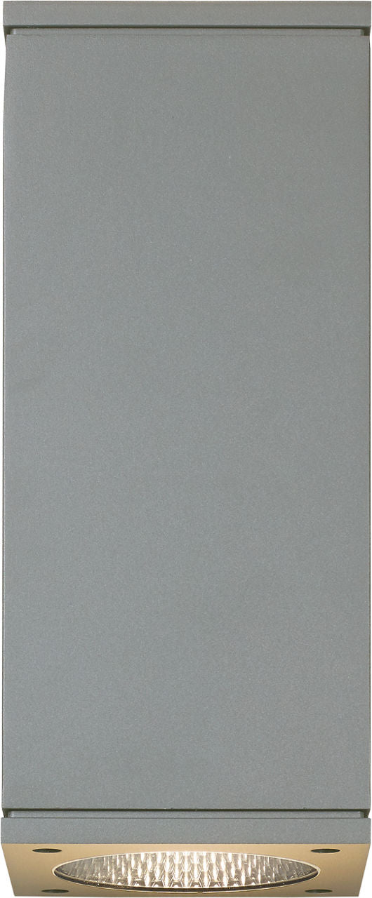Tegel 12 Outdoor Wall | Charcoal 2700K 36° Up + Down Uplight + Downlight None